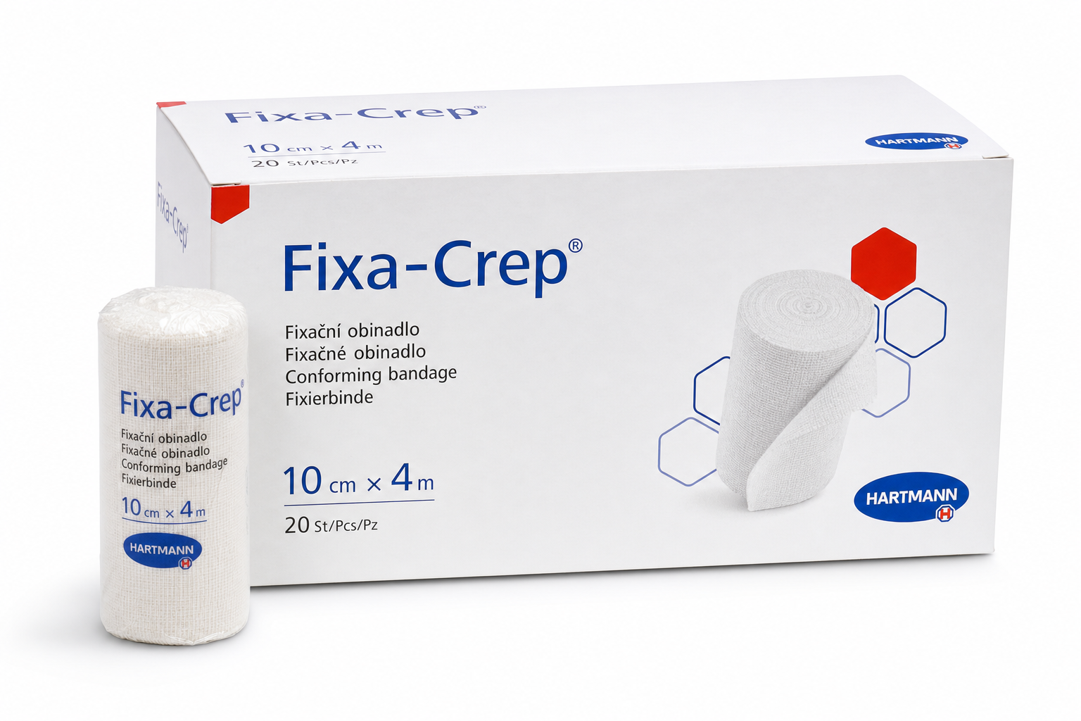 Obinadlo fixační Fixa-Crep 10cmx4m 20ks