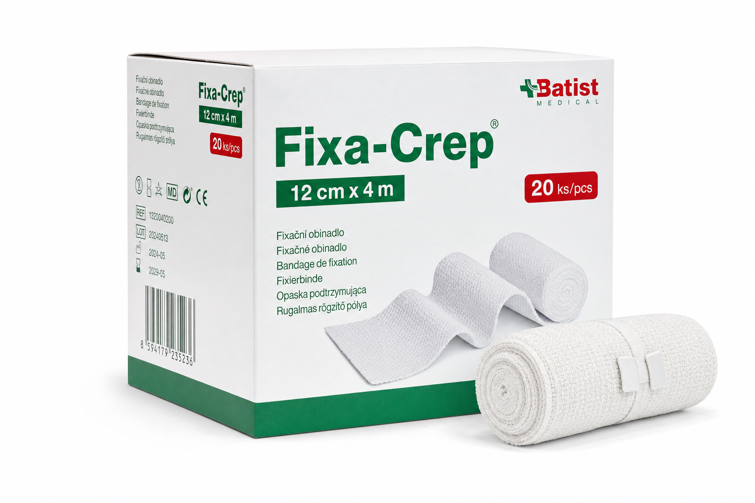 Obinadlo fixační Fixa-Crep 12cmx4m 20ks
