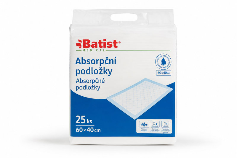 Batist podložky absorpční 60x40cm 25ks