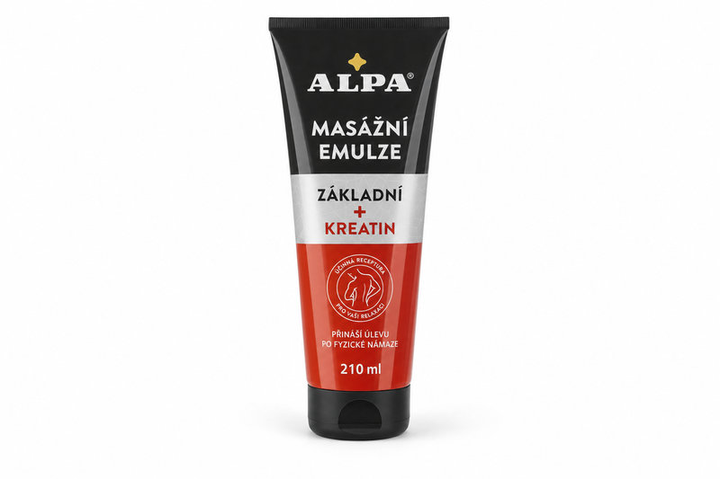 Alpa masážní emulze základní + kreatin 210ml