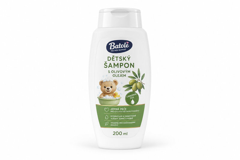 Batole dětský šampon s olivovým olejem 200ml