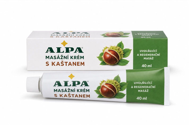 Alpa masážní krém s kaštanem 40ml