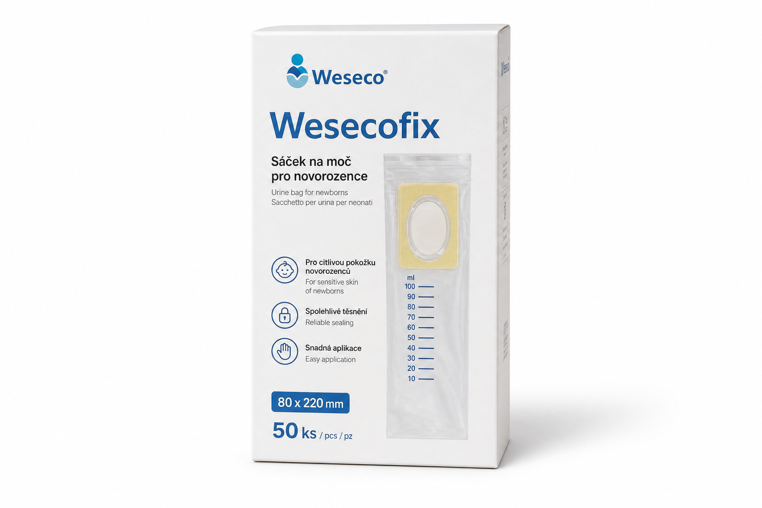 Sáček na moč pro novor.Wesecofix 80X220 mm 50 ks