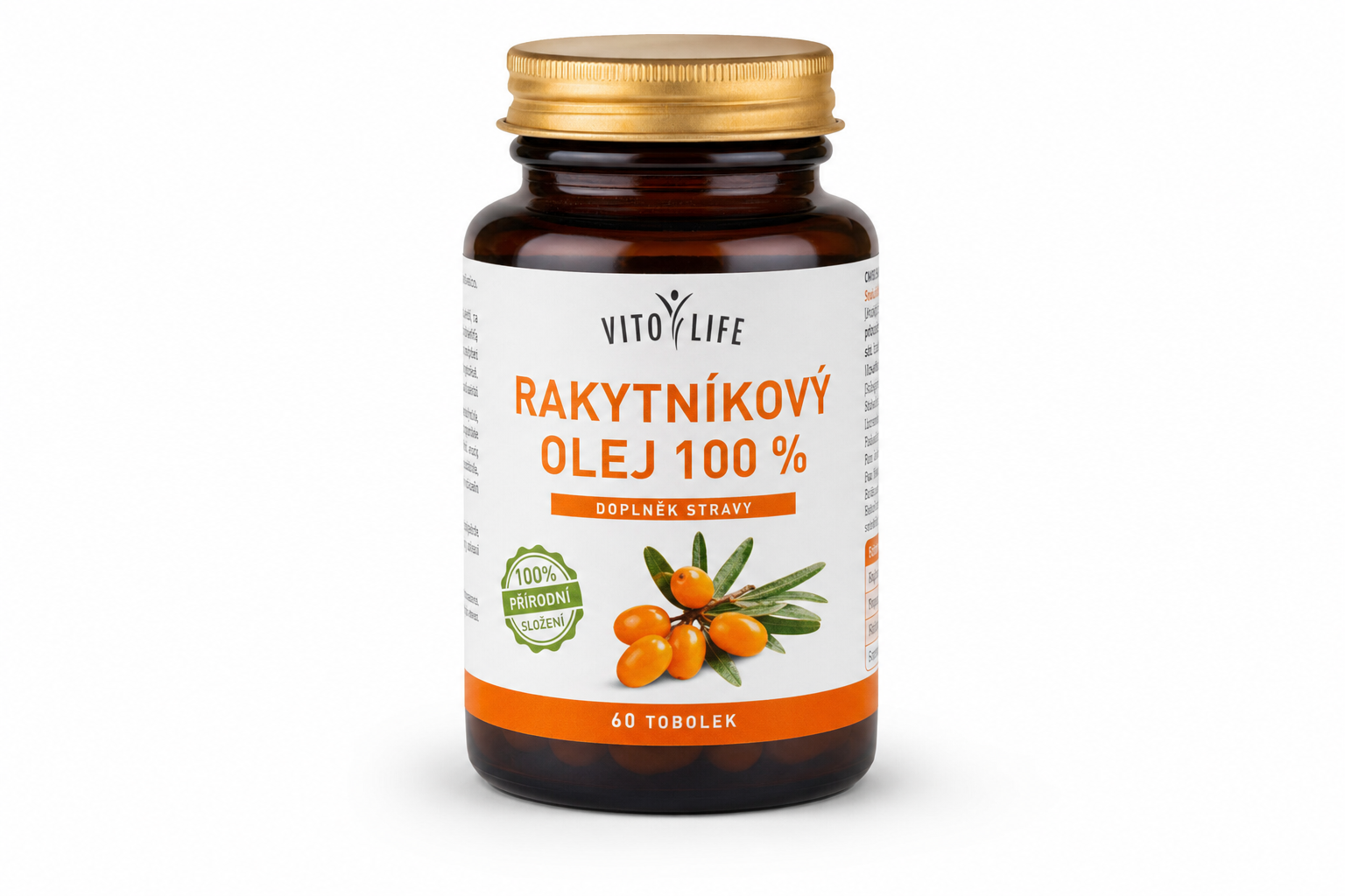 Rakytníkový olej 100 % tob 60