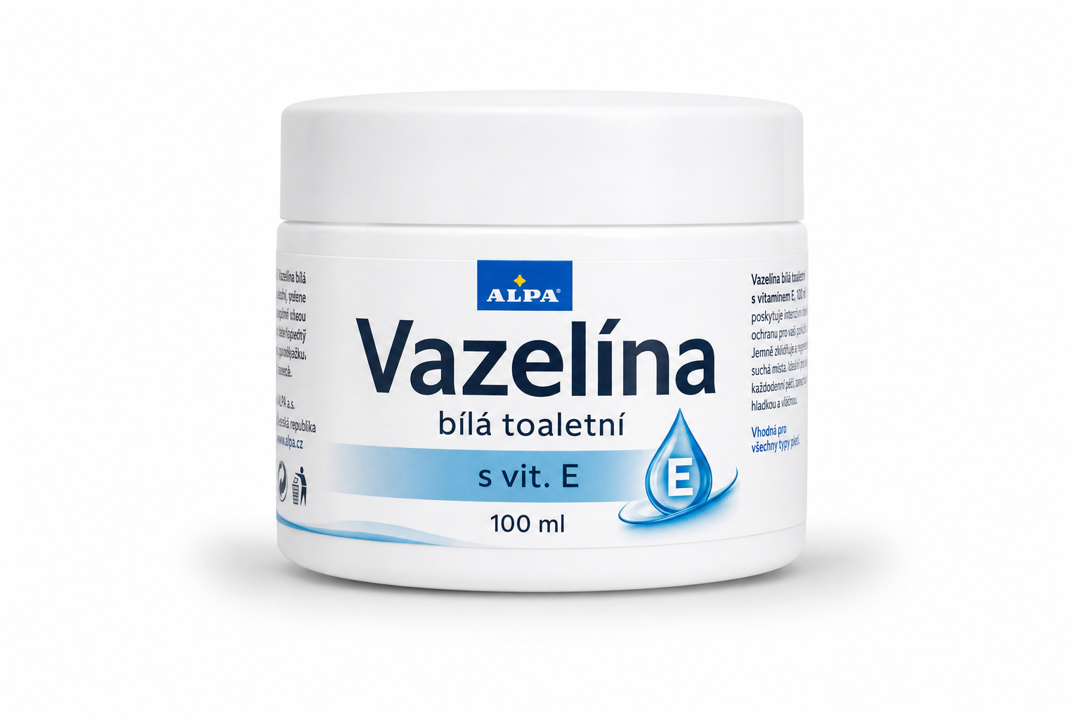 Vazelína bílá toaletní s vit. E 100ml