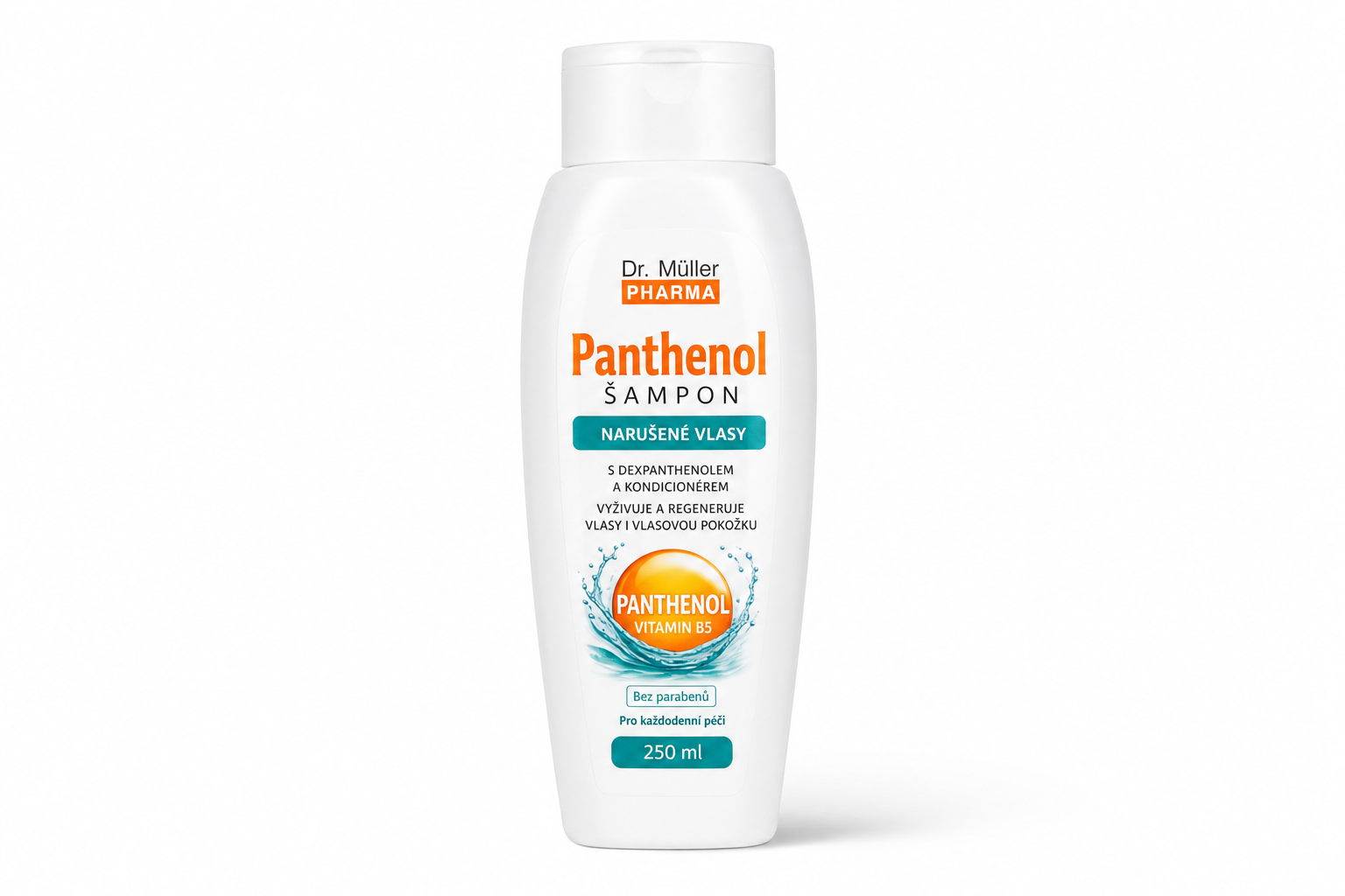 Panthenol šampon naruš.vlasy 250ml