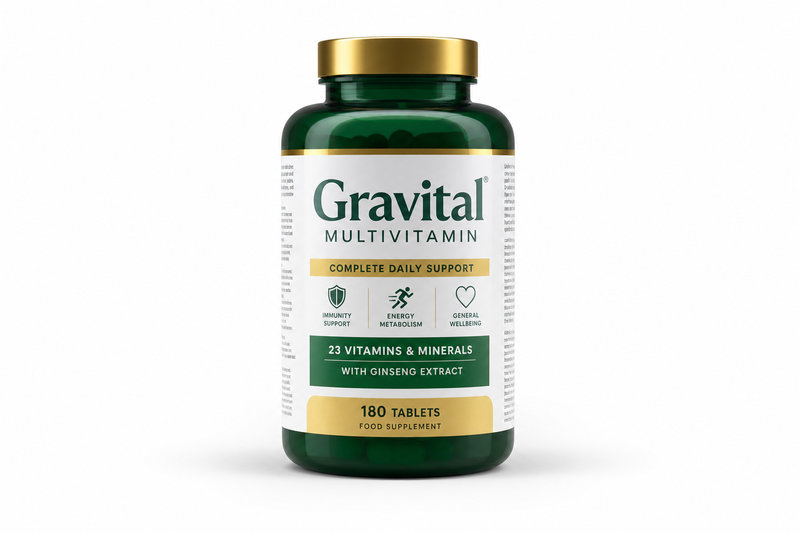 Gravital multivitamin tbl 180
