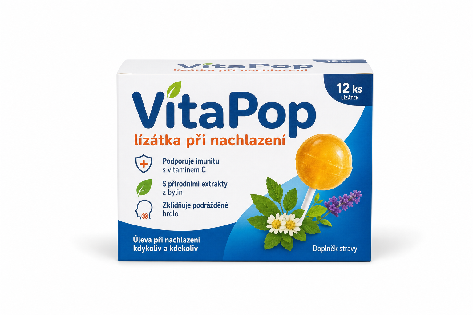 VitaPop lízátka při nachlazení 12ks