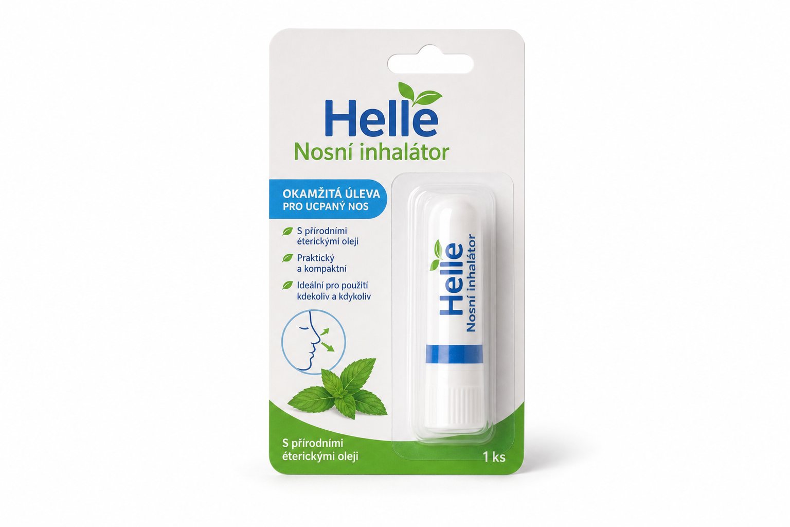 Nosní inhalátor Helle 1ks