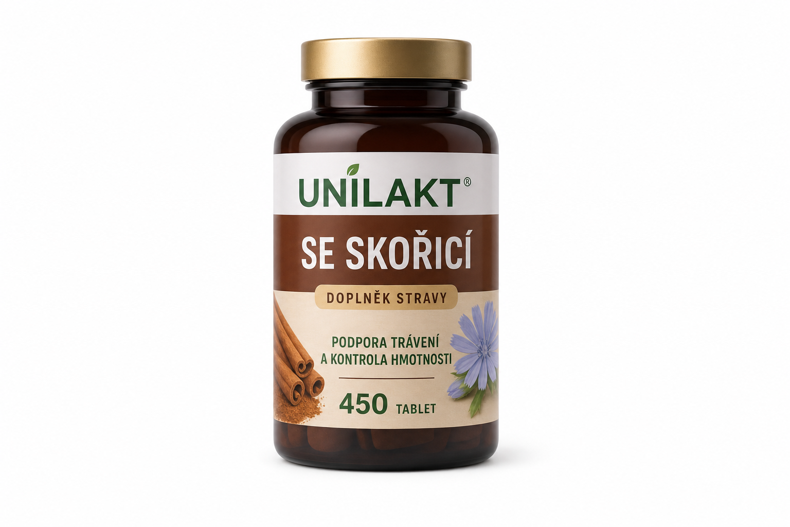 Unilakt se skořicí tbl. 450