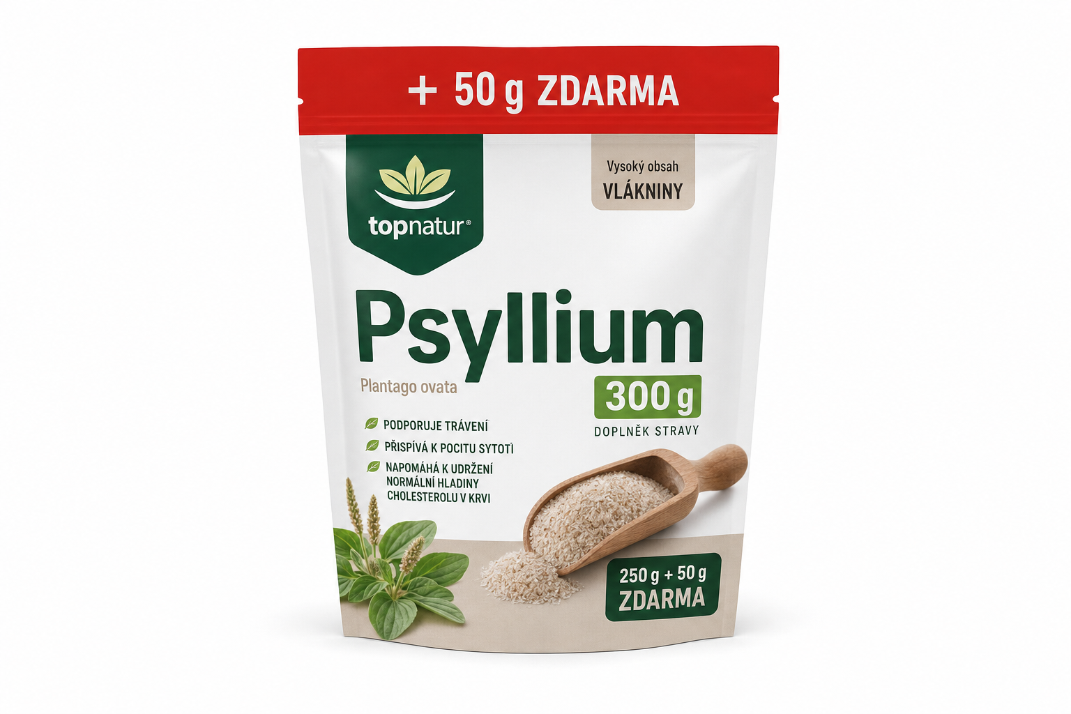 Psyllium 300g (250g +50g zdarma) Topnatur