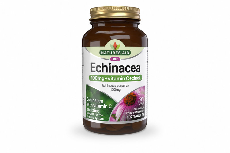 Echinacea 100mg+vitamín C+zinek tbl 107