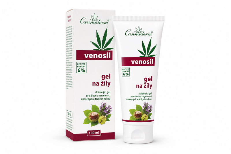 Cannaderm Venosil gel na žíly 100ml