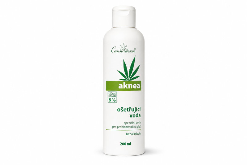 Cannaderm Aknea ošetřující voda 200ml