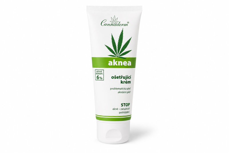 Cannaderm Aknea ošetřující krém 75g