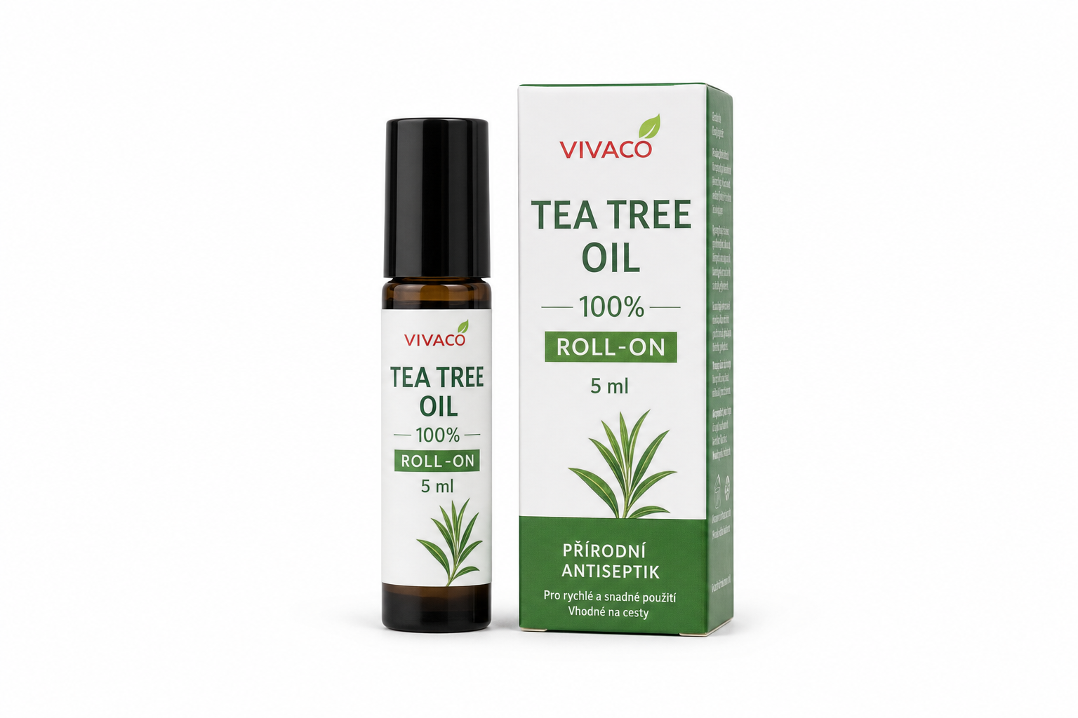 Tea Tree Oil 100% roll-on 5ml -Vivaco