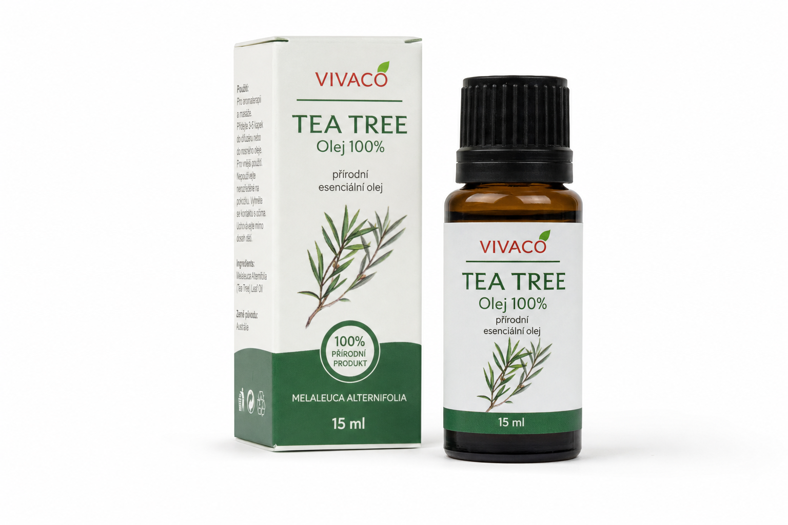 Tea Tree oil 100% 15ml -Vivaco