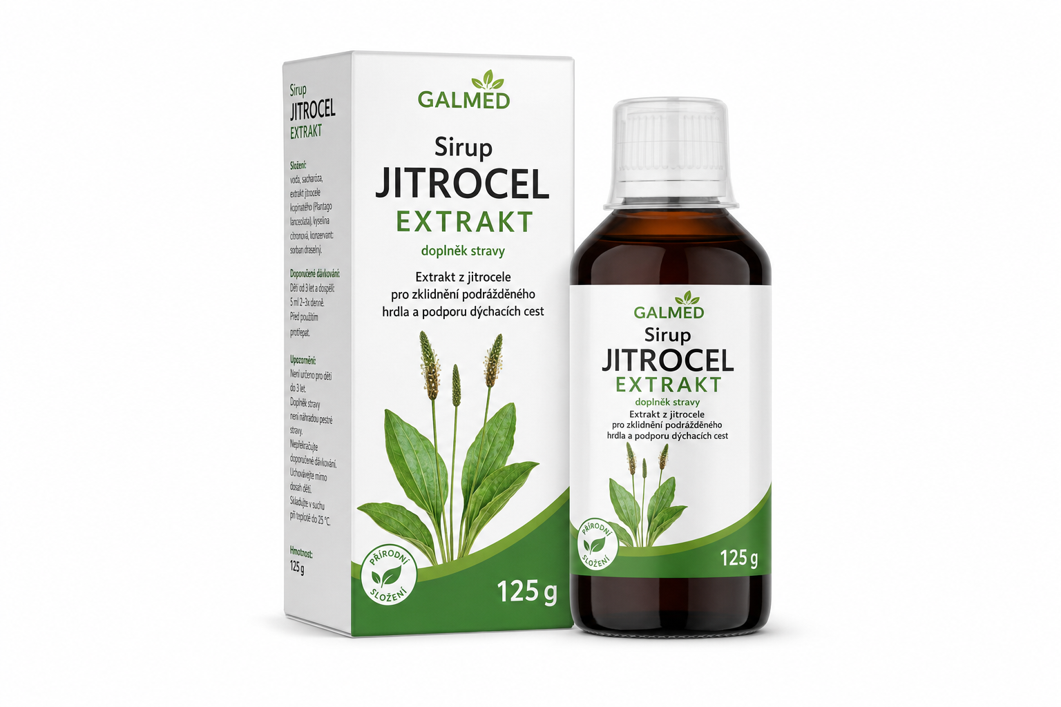 Sirup Jitrocel Extrakt GALMED 125 g