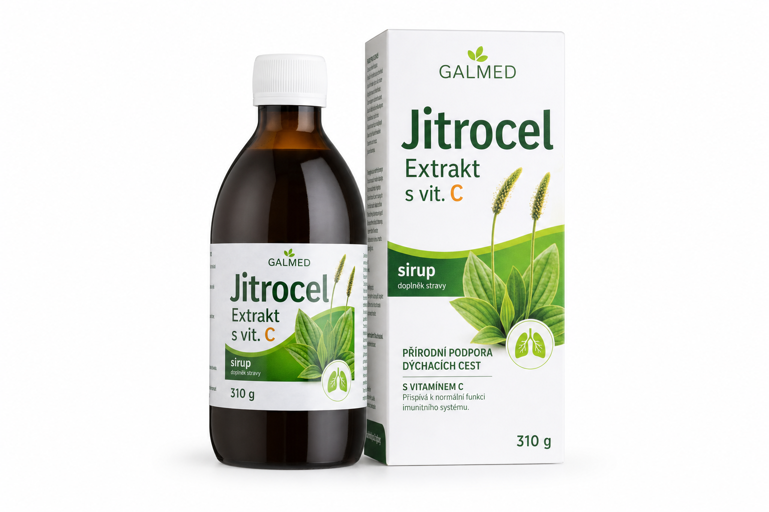 Sirup Jitrocel Extrakt GALMED s vit.C 310 g
