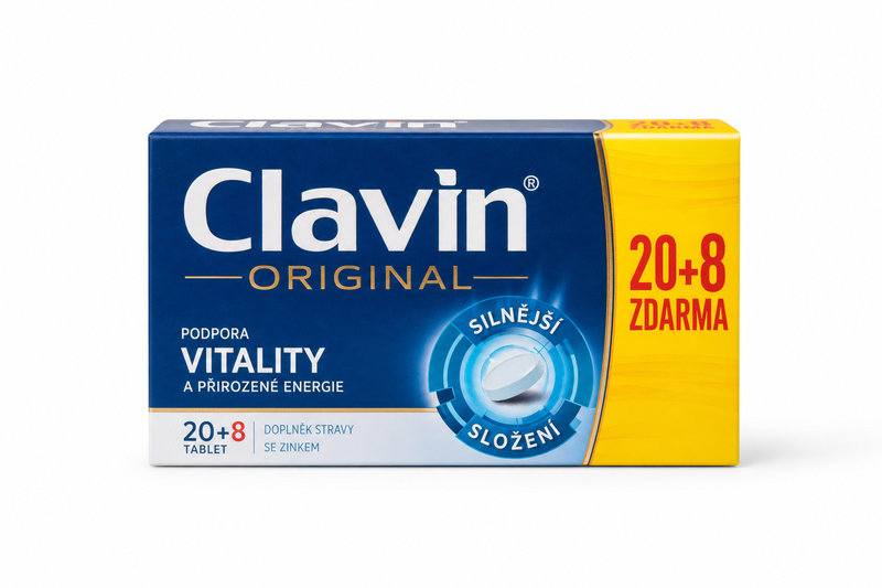 Clavin Original tob. 20+8 ZDARMA