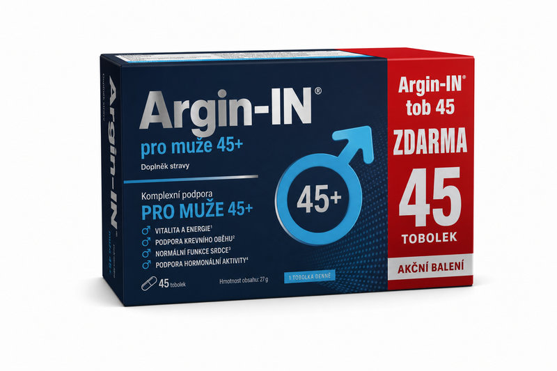 Argin-IN pro muže tob 45 + Argin-IN tob 45 zdarma