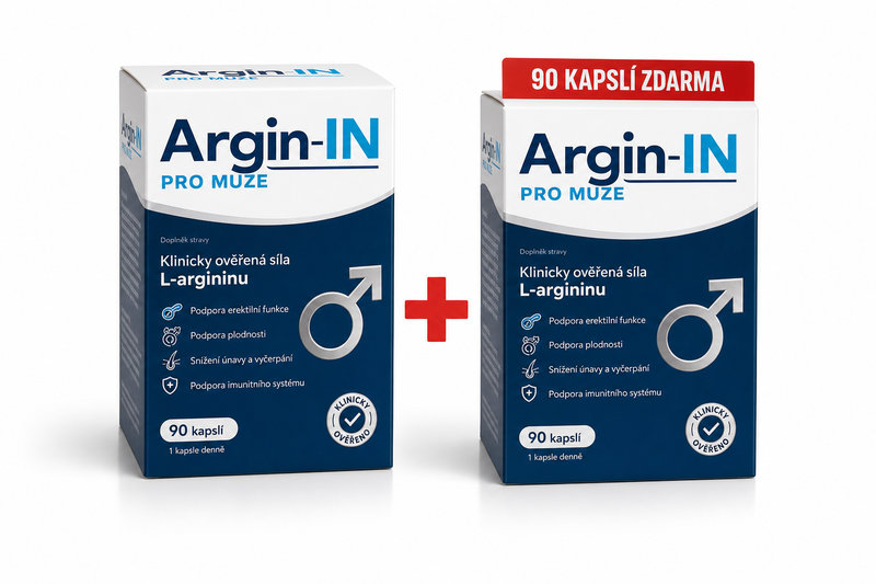 Argin-IN pro muže tob 90 + Argin-IN tob 90 zdarma