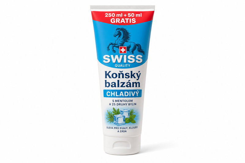 Koňský balzám SWISS chladivý 250 + 50 ml