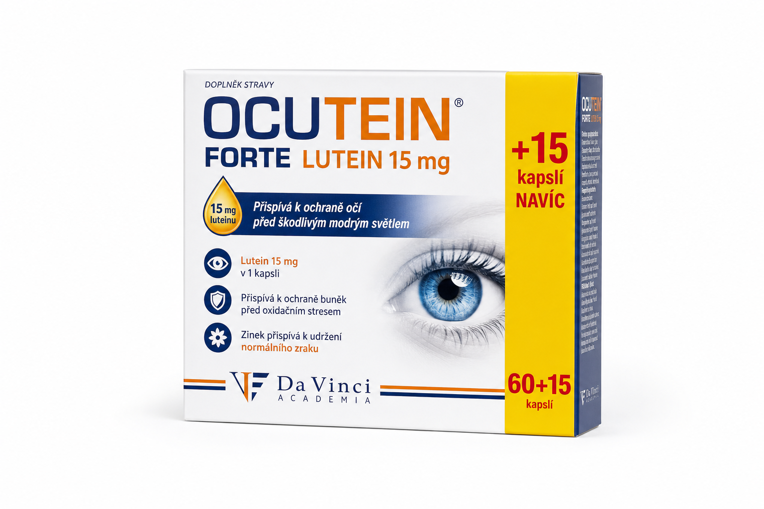 Ocutein forte Lutein 15mg tob 60+15