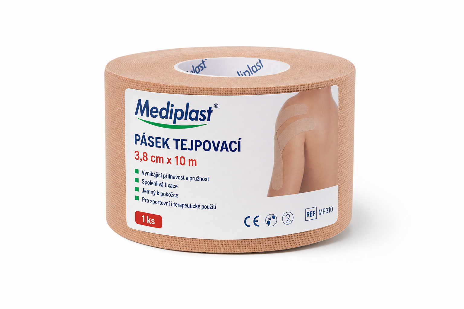 Pásek tejpovací Mediplast 3,8 cm x 10 m