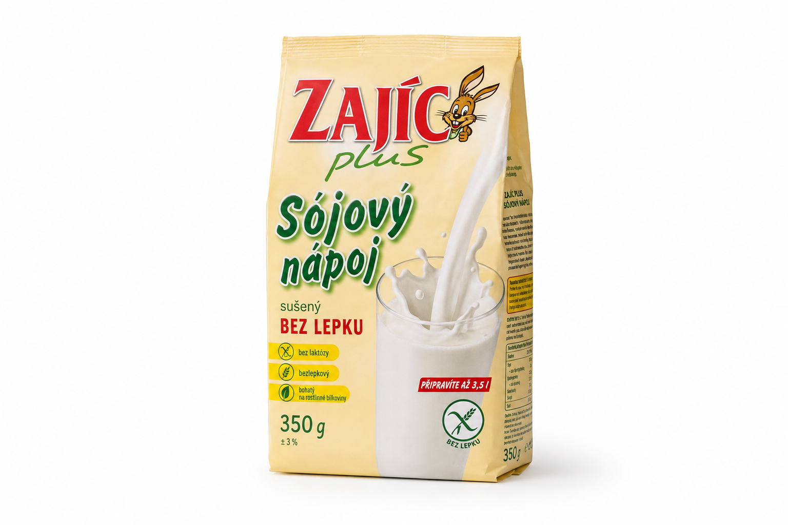 Zajíc plus soj.nápoj 350g (bezlepkové)