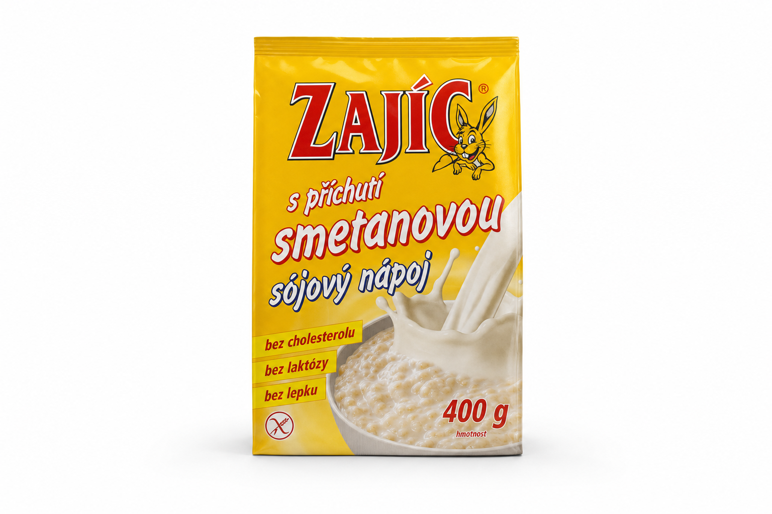 Zajíc s př.smetan.sój.nápoj 400g (bezlepkové)