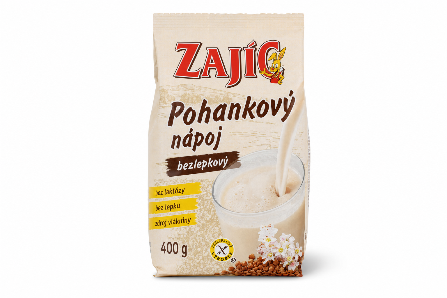 Zajíc pohankový nápoj 400g (bezlepkové)