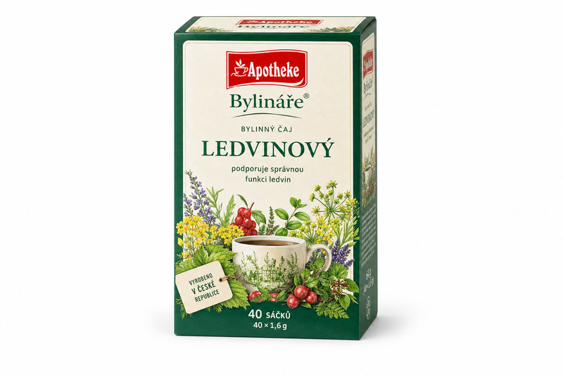 Čaj Apotheke Bylináře Ledvinový 40 x 1,6 g