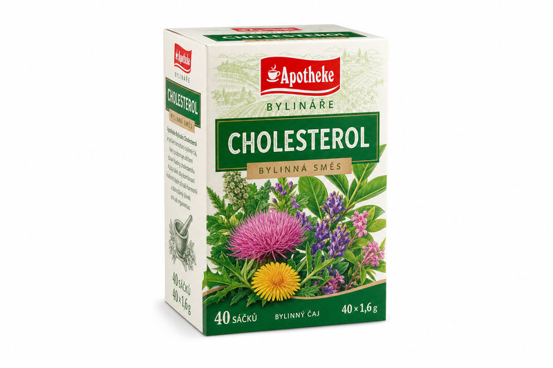 Čaj Apotheke Bylináře Cholesterol 40 x 1,6 g