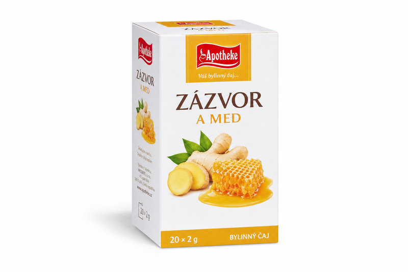 Čaj Apotheke Zázvor a med 20 x 2 g