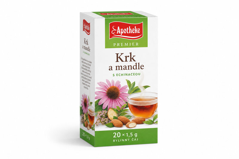 Čaj Apotheke Krk a mandle 20 x 1,5 g