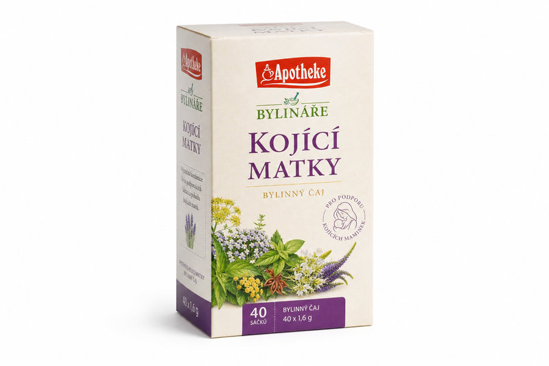 Čaj Apotheke Bylináře Kojící matky 40 x 1,6 g