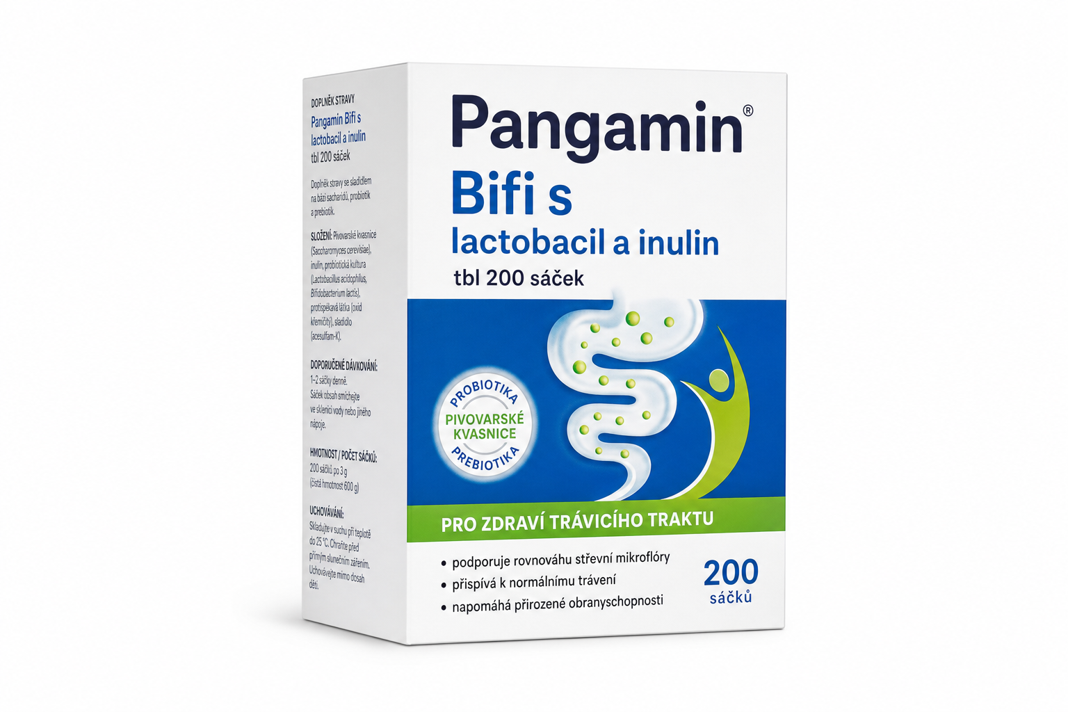 Pangamin Bifi s lactobacil a inulin tbl 200 sáček
