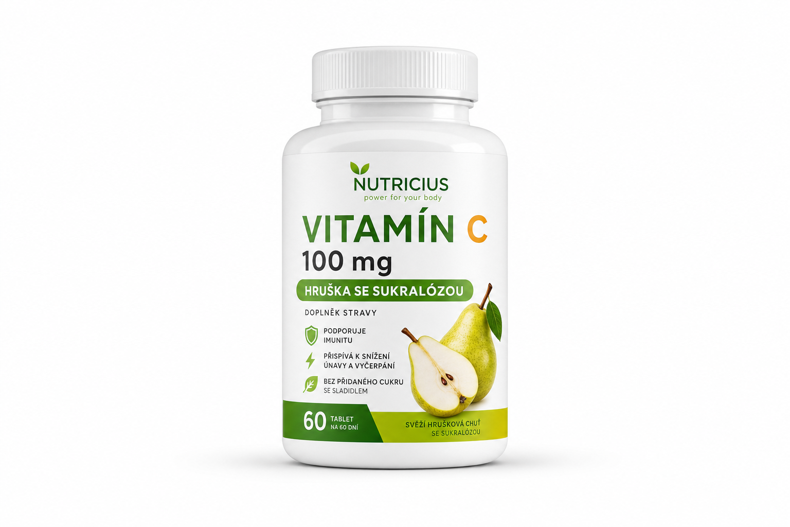 Vitamín C 100mg - Hruška se sukralózou tbl 60