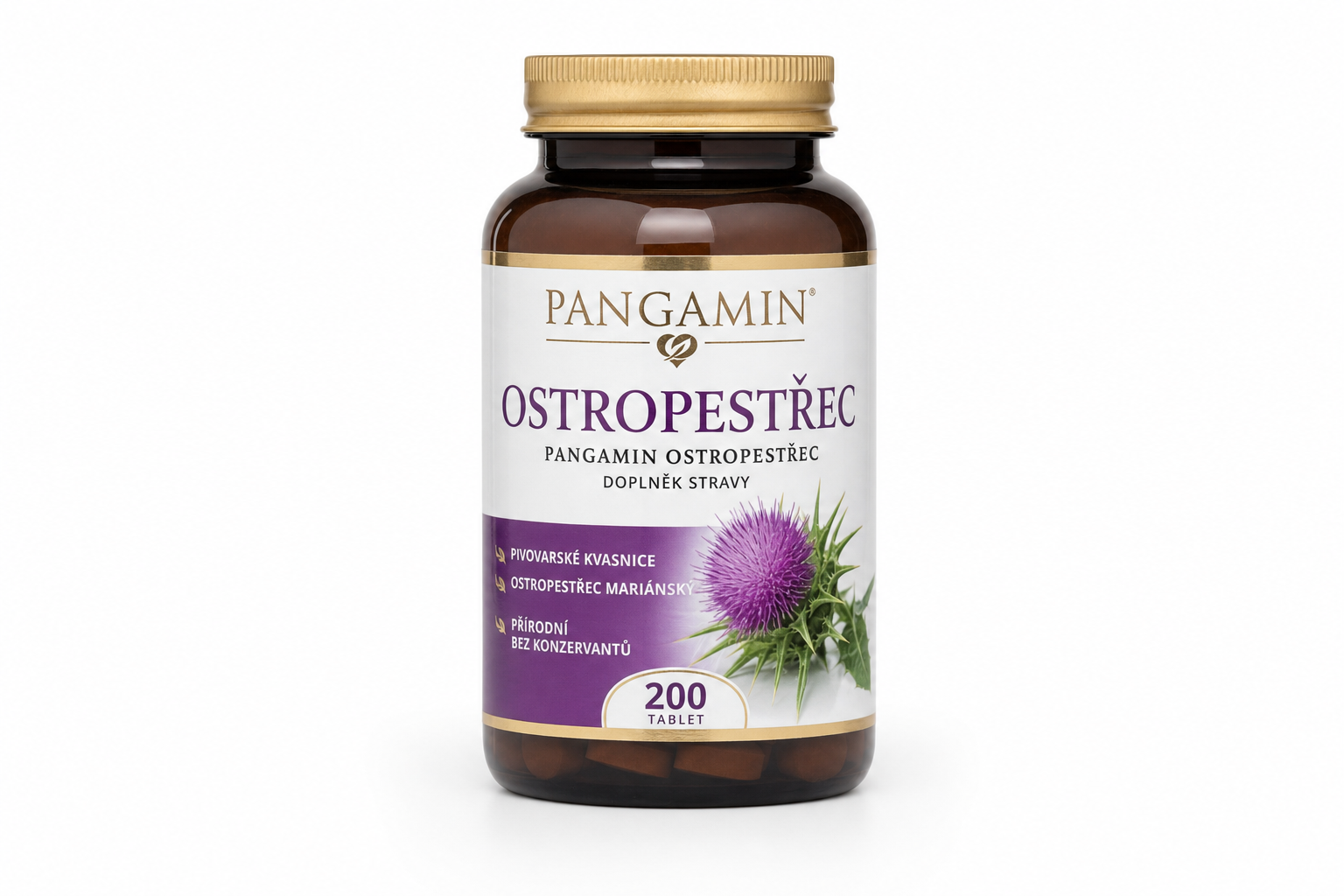 Pangamin Ostropestřec tbl. 200