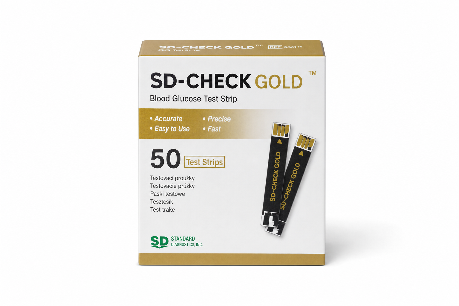 Proužky testovací SD-CHECK GOLD 50ks