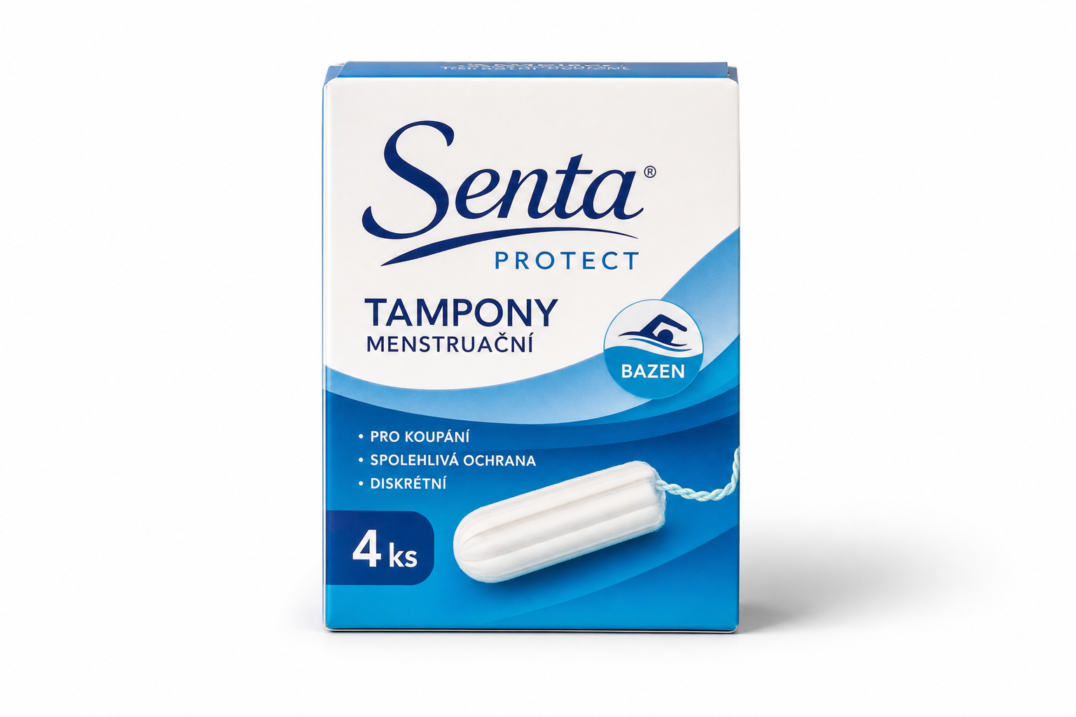 Senta Protect tampony menstruační 4ks /bazen/
