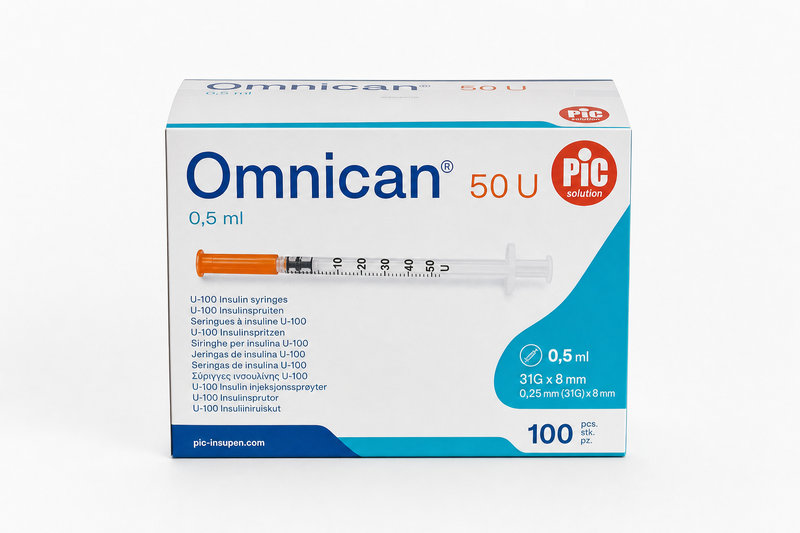 Ins.set 0,5ml 50 IU Omnican 100 ks