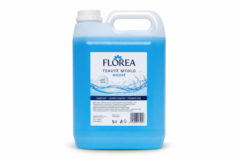 Florea mýd.tek.náplň modré 5l