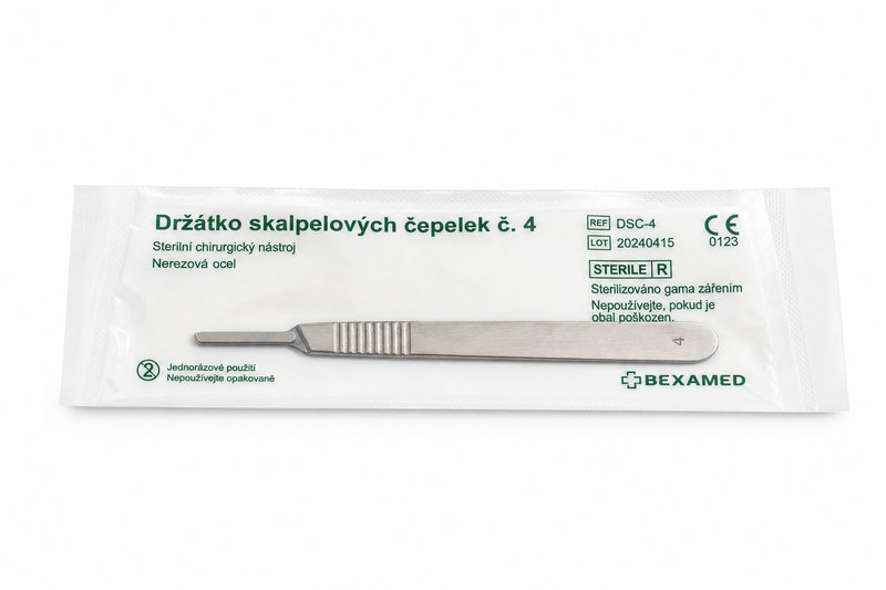 Držátko skalpelových čepelek č. 4