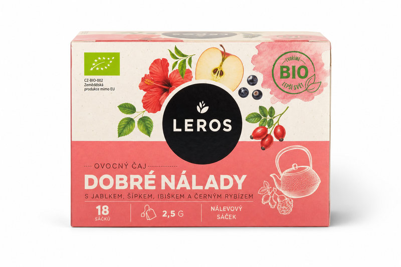 Čaj Ovocný čaj dobré nálady BIO 18x2,5g porc.