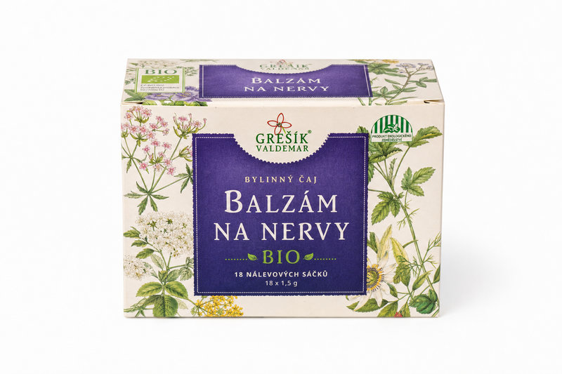 Čaj Balzám na nervy BIO 18x1,5g porc.