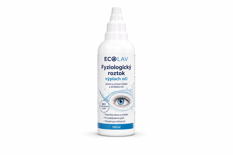Fyziolog. roztok Ecolav výplach očí 100ml