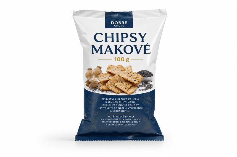 Chipsy makové 100g