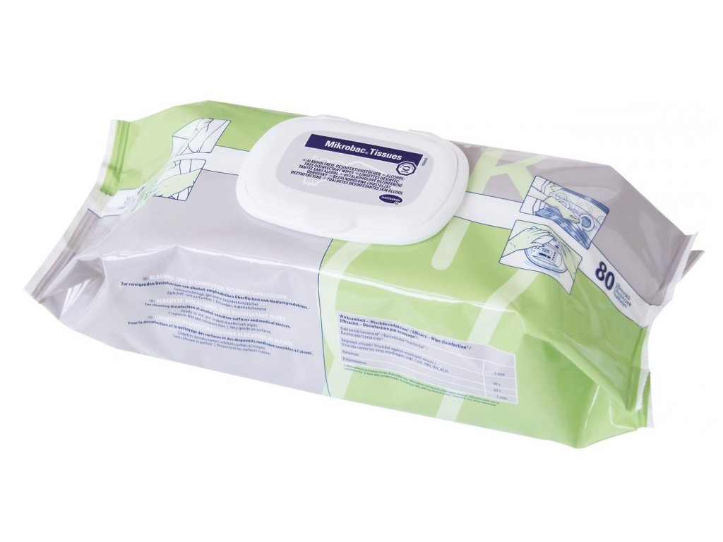 Mikrobac Tissues 80ks, Flow Pack